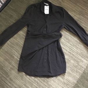 Zara button down dress